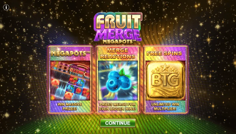 Fruit Merge Megapots - permainan bonus dengan Megapot Coin